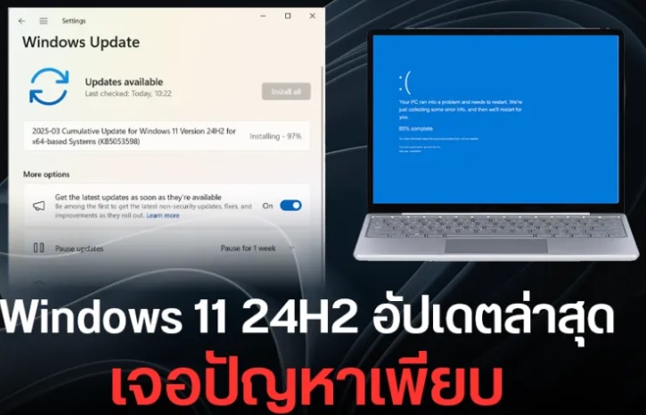 windows11 24H  ปัญหา